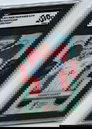 2018 Prizm World Cup Harry Kane Silver Prizm #62 England SGC 10 Gem Mint
