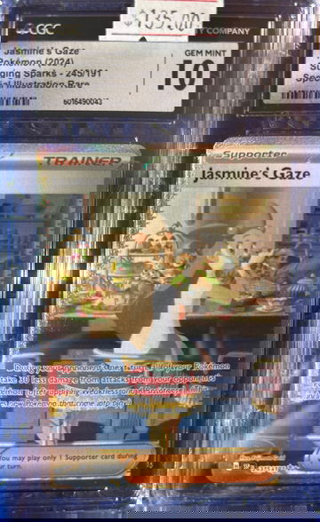 2024 Pokémon Jasmine’s Gaze Surging Sparks 245/191 Super Alt Art CGC 10 Gem Mint