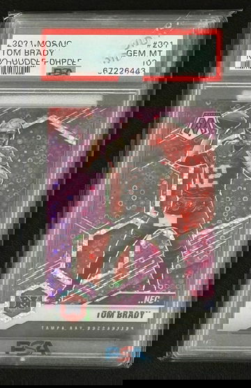2021 Panini Mosaic Tom Brady #201 PSA 10