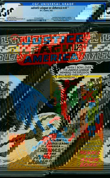 JUSTICE LEAGUE OF AMERICA #14, CGC 3.0 GVG