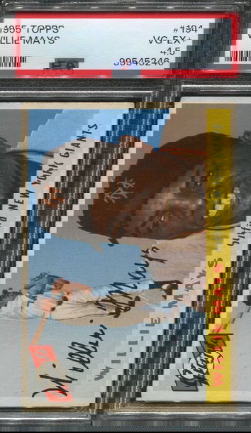 1955 Topps Willie Mays New York Giants PSA 4.5