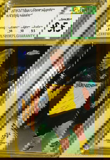 2019 Topps Chrome Sapphire Erling Haaland