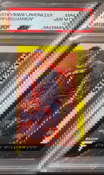 2019 Chronicles Flux Zion Williamson PSA 10 #584 RC rookie card