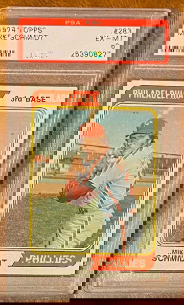 1974 Topps Mike Schmidt PSA 6 EX-MT