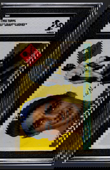 1955 Topps Sandy Koufax #123 Sgc 2.5