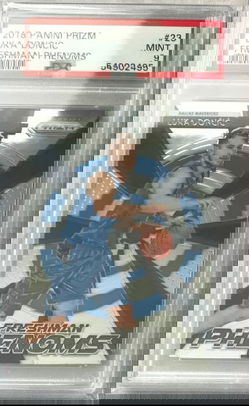 Luka Doncic 2018 Panini Prizm Freshman Phenoms #23 - PSA 9 Mint - Rookie