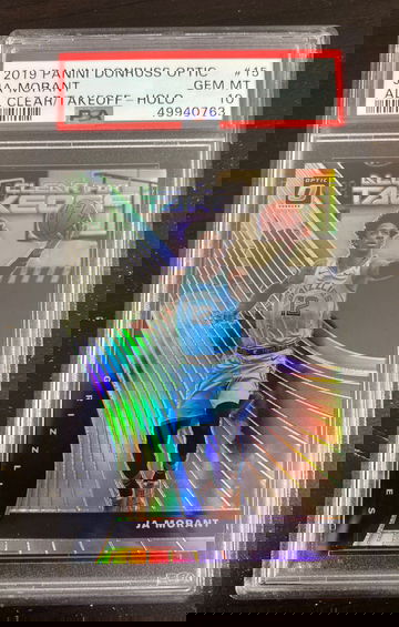 2019 optic ja morant all clear for takeoff holo psa 10 15 