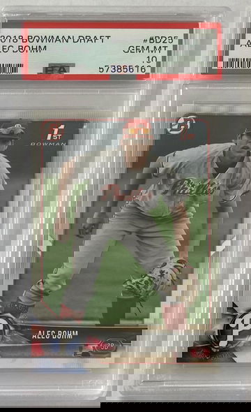 2018 Bowman Draft Alec Bohm PSA 10