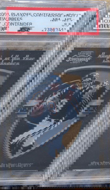 2001 Playoff Contenders Rookie of the Year Contender Drew Brees ROY7