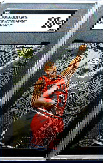 1995-96 Fleer Metal Nuts and Bolts Scottie Pippen - SGC 10