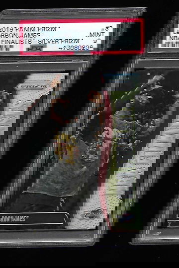 2019 PRIZM LeBRON JAMES NBA FINALS SILVER