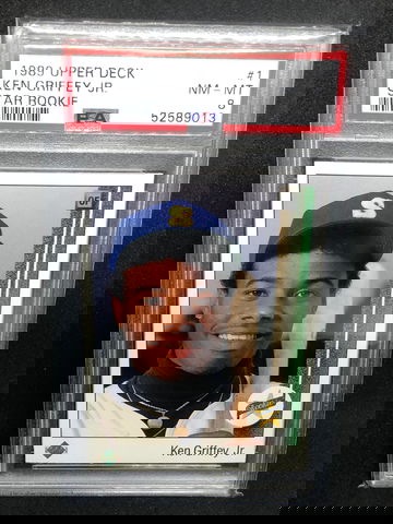 1989 Upper Deck Ken Griffey Jr PSA 8