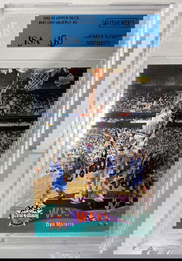 1992-93 Upper Deck Dan Majerle JSA BGS Auto Michael Jordan