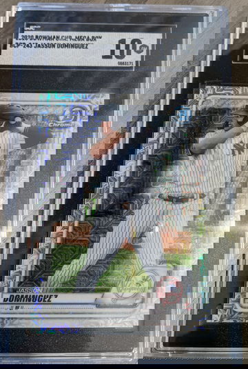 2020 Bowman Chrome Mega Box BCP-243 Jasson Dominguez SGC 10