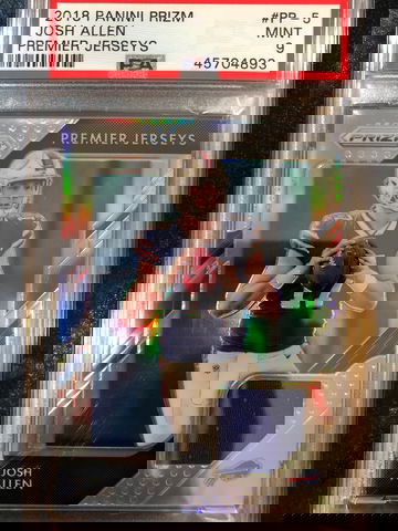 2018 Prizm Josh Allen Premier Jerseys #PP-5 PSA 9 MINT (POP 19)