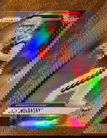 2024 Panini Prizm Silver J.J. McCarthy #400 Minnesota Vikings