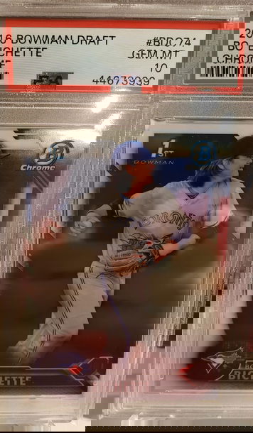 Bo Bichette 2016 bowman chrome 