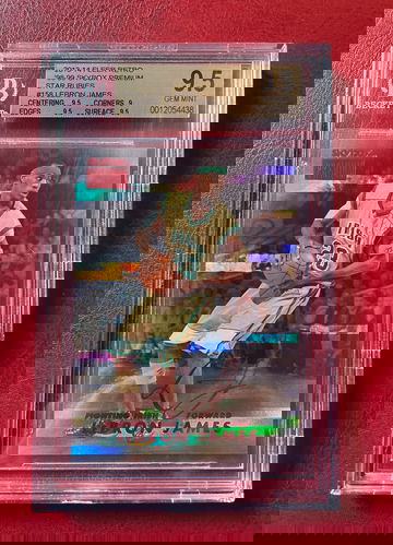 2013 Fleer Retro Star Rubies Lebron James BGS 9.5