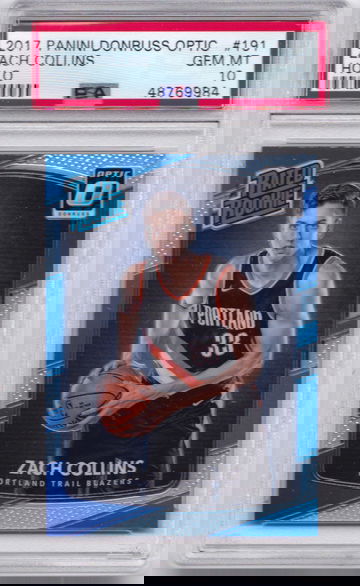 Zach Collins 2017 Optic Holo PSA 10 