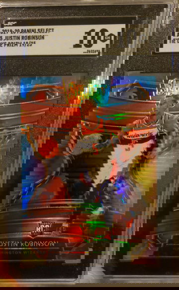 Justin Robinson 2019-20 Select #15 Tie Dye Prizm /25 SGC 10 💎 RARE POP 1