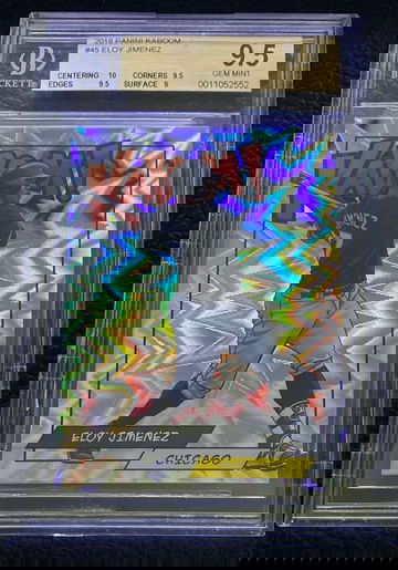 2018 Panini Kaboom Eloy Jimenez BGS 9.5 Gem Mint White Sox