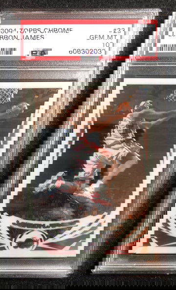 LeBron James 2004-05 Topps Chrome #23 GEM MINT PSA 10