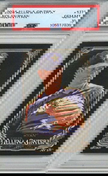 2024 TOPPS ALLEN & GINTER X #131 NOLAN RYAN HOUSTON ASTROS PSA 10 LOW POP