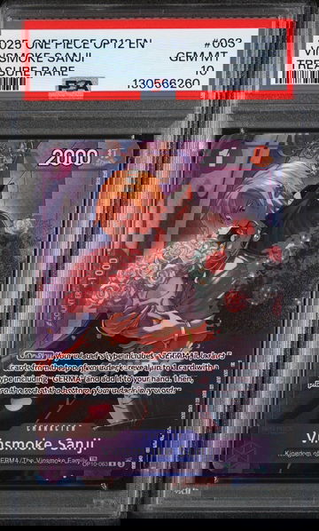 2025 Legacy of the Master (Op12) - English Tr Ver. (Tr Next To Number) Vinsmoke Sanji #OP10-063 PSA 10