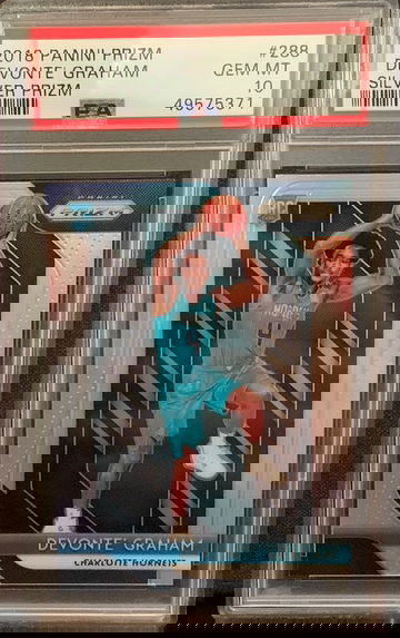 2018 Panini Prizm Devonte Graham Silver PSA 10