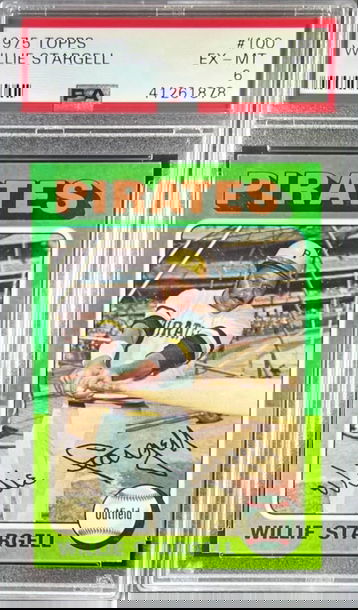 Willie Stargell 1975 Topps #100 PSA 6