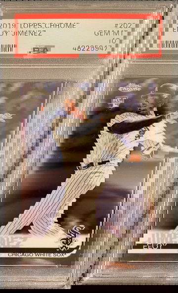 2019 Topps Chrome Eloy Jimenez #202 PSA 10 GEM MINT