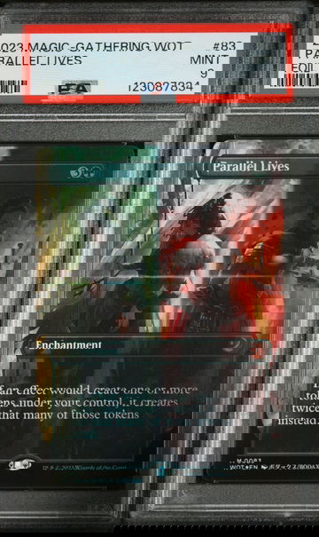 2023 Magic the Gathering Wilds of Eldraine: Enchanting Tales Foil Parallel Lives #83 PSA 9