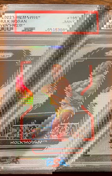 2022 Panini Prizm WWE Hulk Hogan Silver Prizm PSA 9 Mint