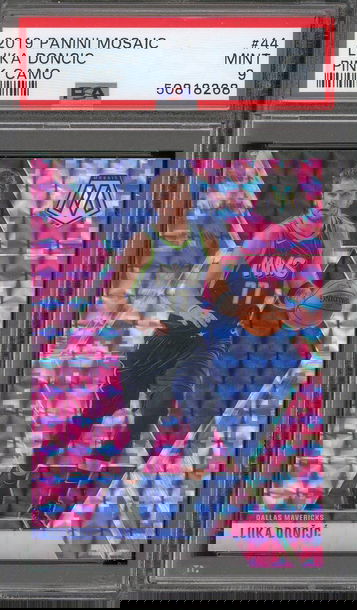 2019 Mosaic Luka Doncic Pink Camo PSA 9