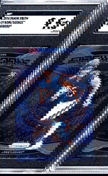 2024 Panini Prizm #19 Rome Odunze Fireworks SGC 9.5
