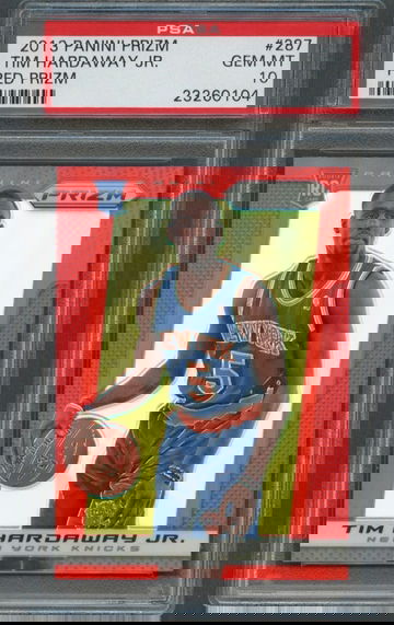 2013 Prizm Red TIM HARDAWAY JR RC #287 PSA 10