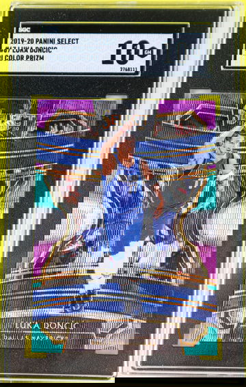 LUKA DONCIC 2019-20 PANINI SELECT TRI COLOR SGC 10