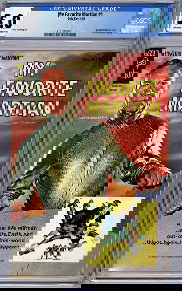 MY FAVORITE MARTIAN #1 CGC 5.0 CLASSIC 1960’S CBS-TV SERIES ADAPTN GOLD KEY 1964