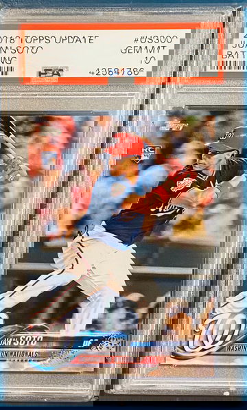 2018 Topps Update Juan Soto *True Rookie* PSA 10 GEM MINT