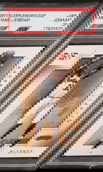 2001 Fleer Showcase 86 Michael Jordan Washington Wizards PSA 10 Gem Mint