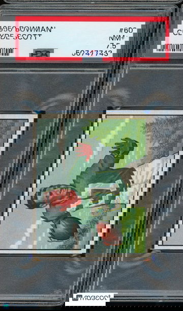 1950 Bowman #60 Clyde Scott PSA 7.5 NM+ Philadelphia Eagles University Arkansas