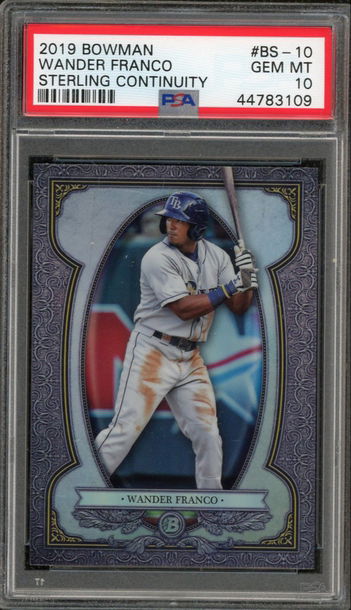 Wander Franco 2019 Sterling Continuity PSA 10