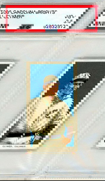 1909 T206 Carolina Brights Bill Clymer Columbus PSA 3.5 P1266