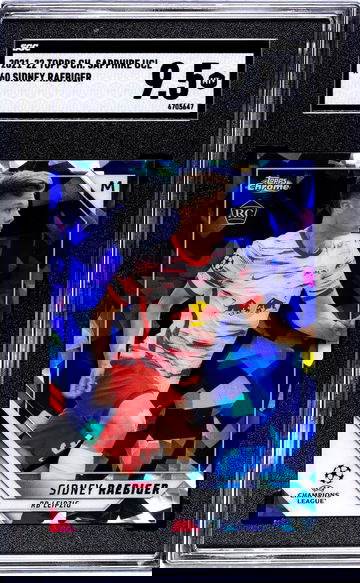 2021-22 Topps Chrome Sapphire Ucl #60 Sidney Raebiger SGC 9.5