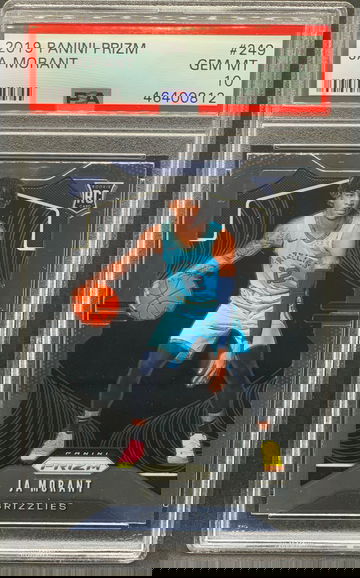 Ja Morant 2019 Panini Prizm PSA 10 Rookie 