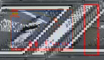 1991 Topps Desert Shield Roger Clemens Future HOF #530 PSA 8 NM-MT