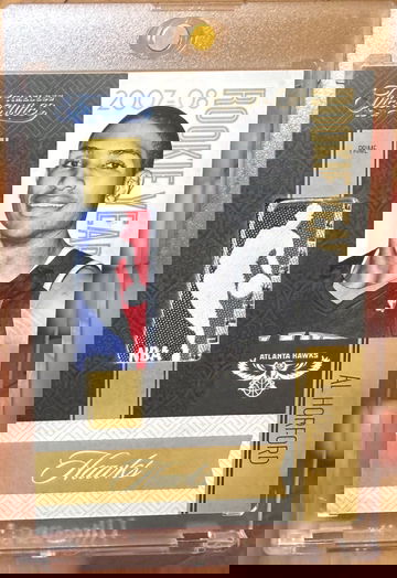 2010 Timeless Treasures Al Horford Rookie Year Materials Laundry Tag Logoman /4 