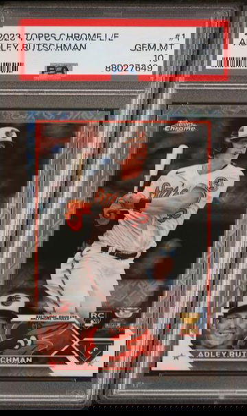 2023 Topps Chrome Logofractor Adley Rutschman #1 PSA 10 [BL-3B.8]