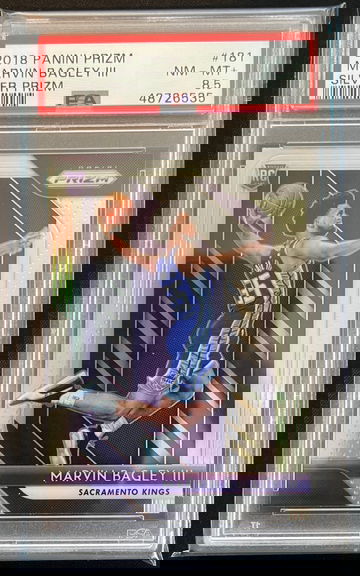 2018 Marvin Bagley III Prizm Silver PSA 8.5