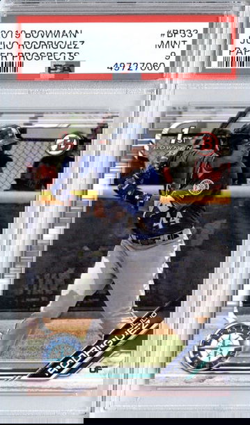 2019 Bowman Prospects #BP33 Julio Rodriguez PSA 9